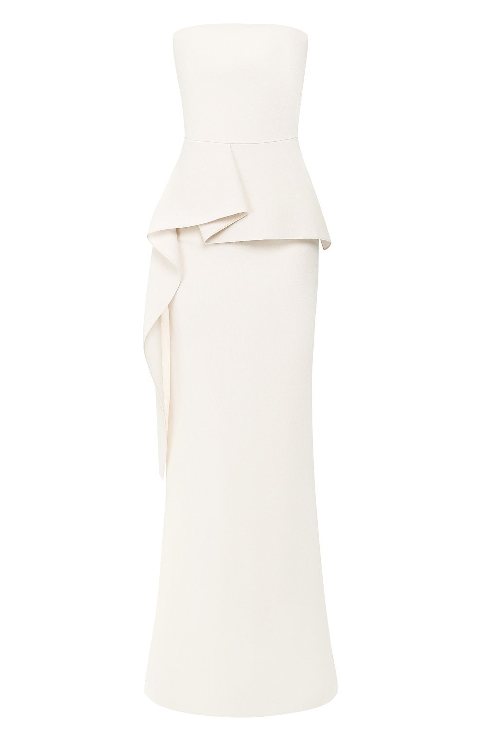 Платье-макси ROLAND MOURET белого цвета по цене 221500 руб., арт. EW20/S0977/F4044, фото 1 Платье-макси ROLAND MOURET, арт. EW20/S0977/F4044, фото 1