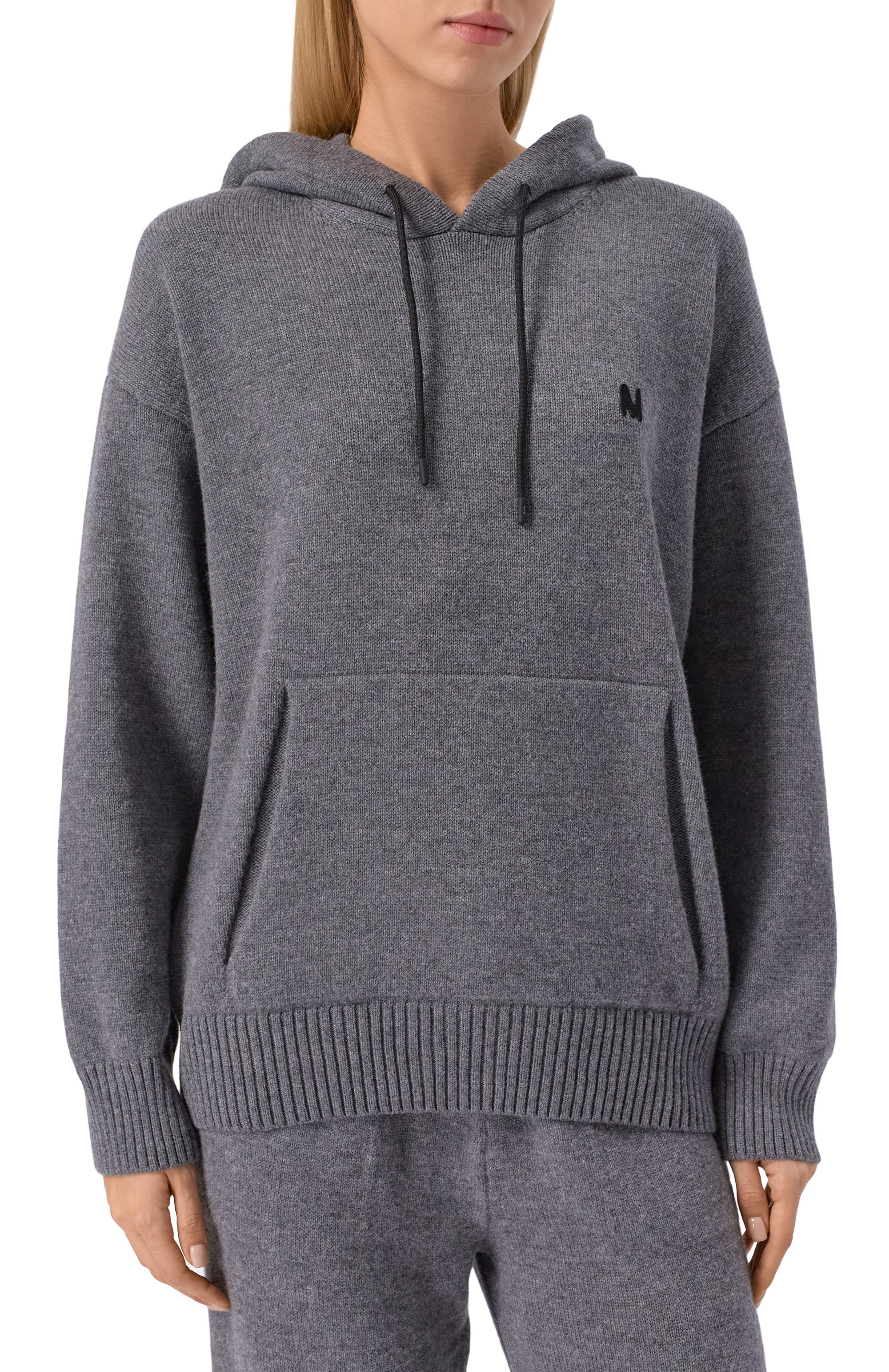 Худи из шерсти и кашемира MSGM, арт. 3940MM205/257596, фото 3