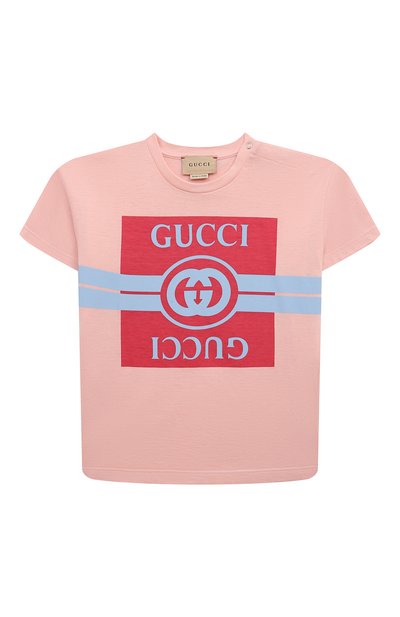 Хлопковая футболка GUCCI, арт. 576871/XJF50
