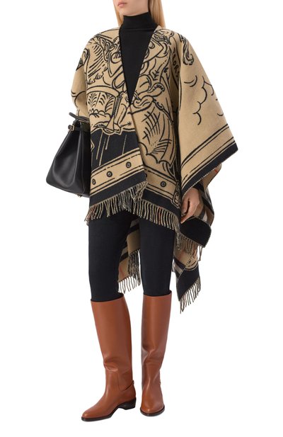 Шерстяная накидка BURBERRY разноцветного цвета по цене 168000 руб., арт. 8109626, фото 2 Шерстяная накидка BURBERRY, арт. 8109626, фото 2