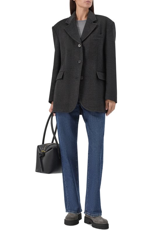 Замшевые полусапоги Icon Emporio Armani EW002304/AF14906 Серый  EW002304/AF14906 Фото 3
