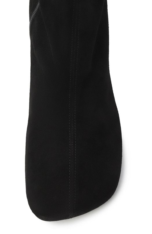 Замшевые ботильоны Dries Van Noten W232-201/135 Чёрный  W232-201/135 Фото 6