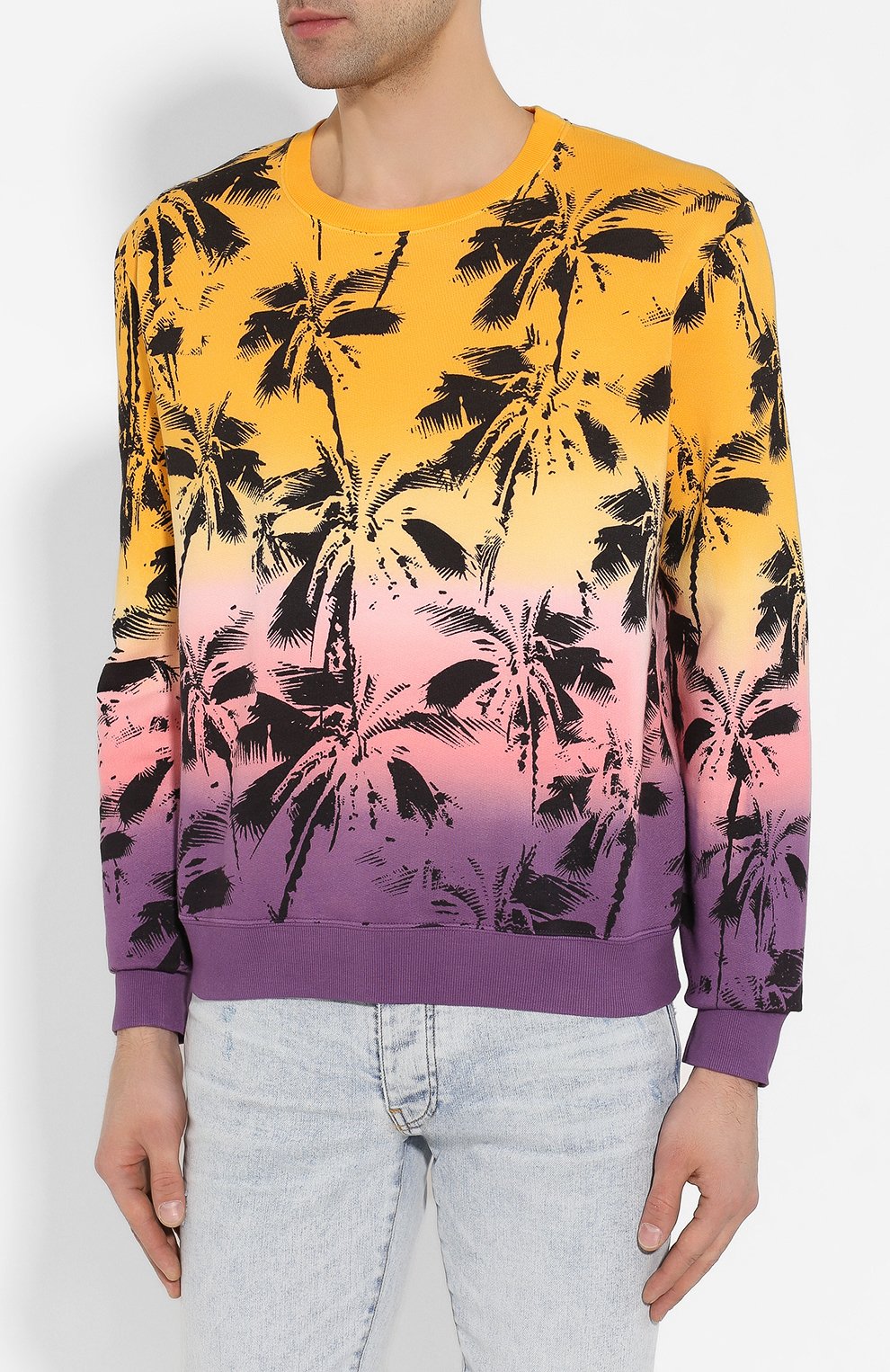 Хлопковый свитшот SAINT LAURENT, арт. 603302/YB0Y2, фото 3
