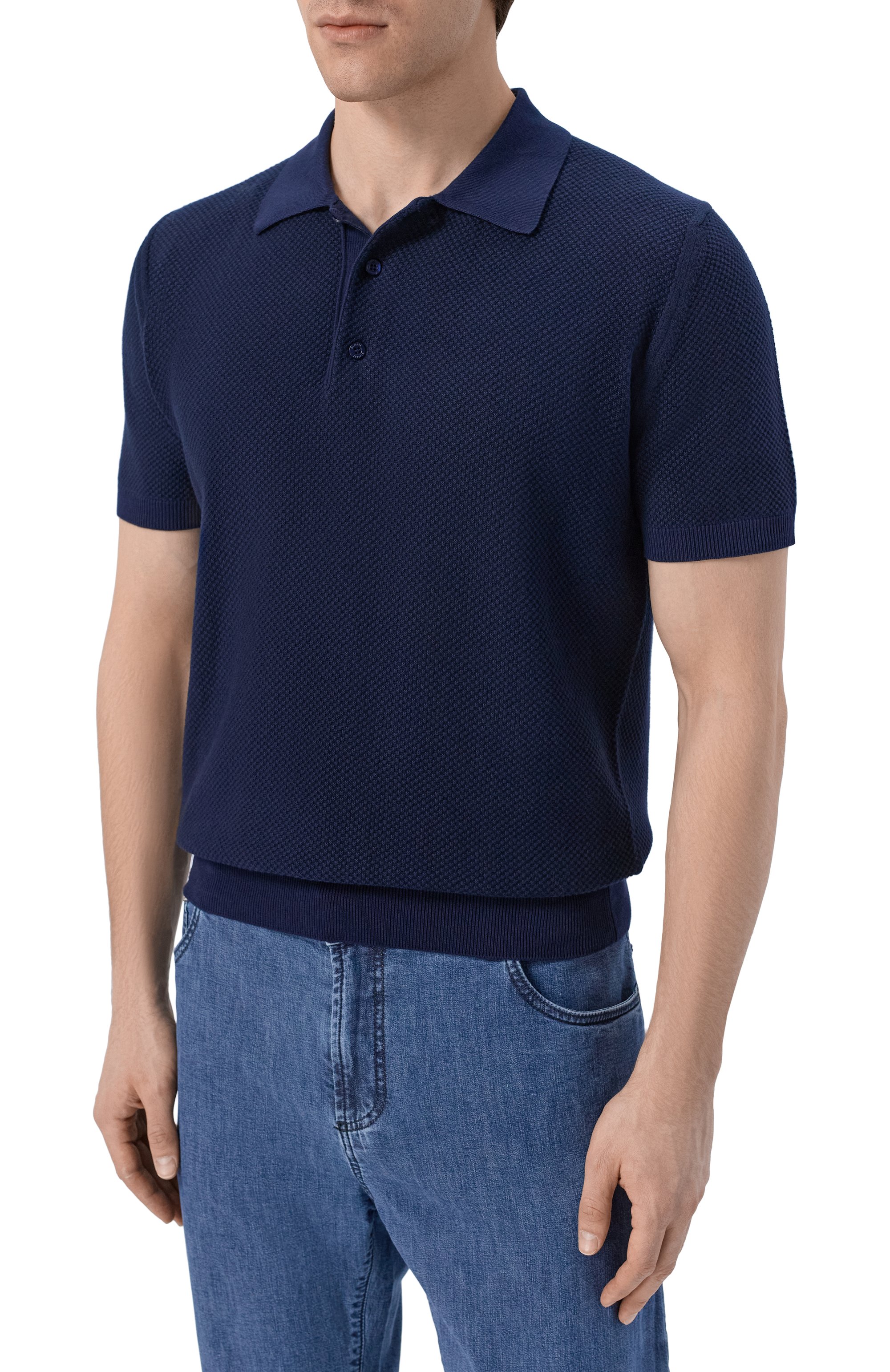 Хлопковое поло CANALI, арт. C0127/MK02461, фото 3