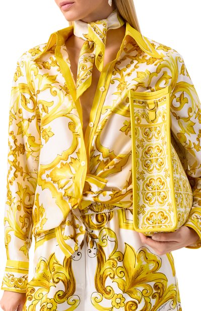 Шелковый платок DOLCE & GABBANA, арт. FN093R/GDA0Y, фото 2