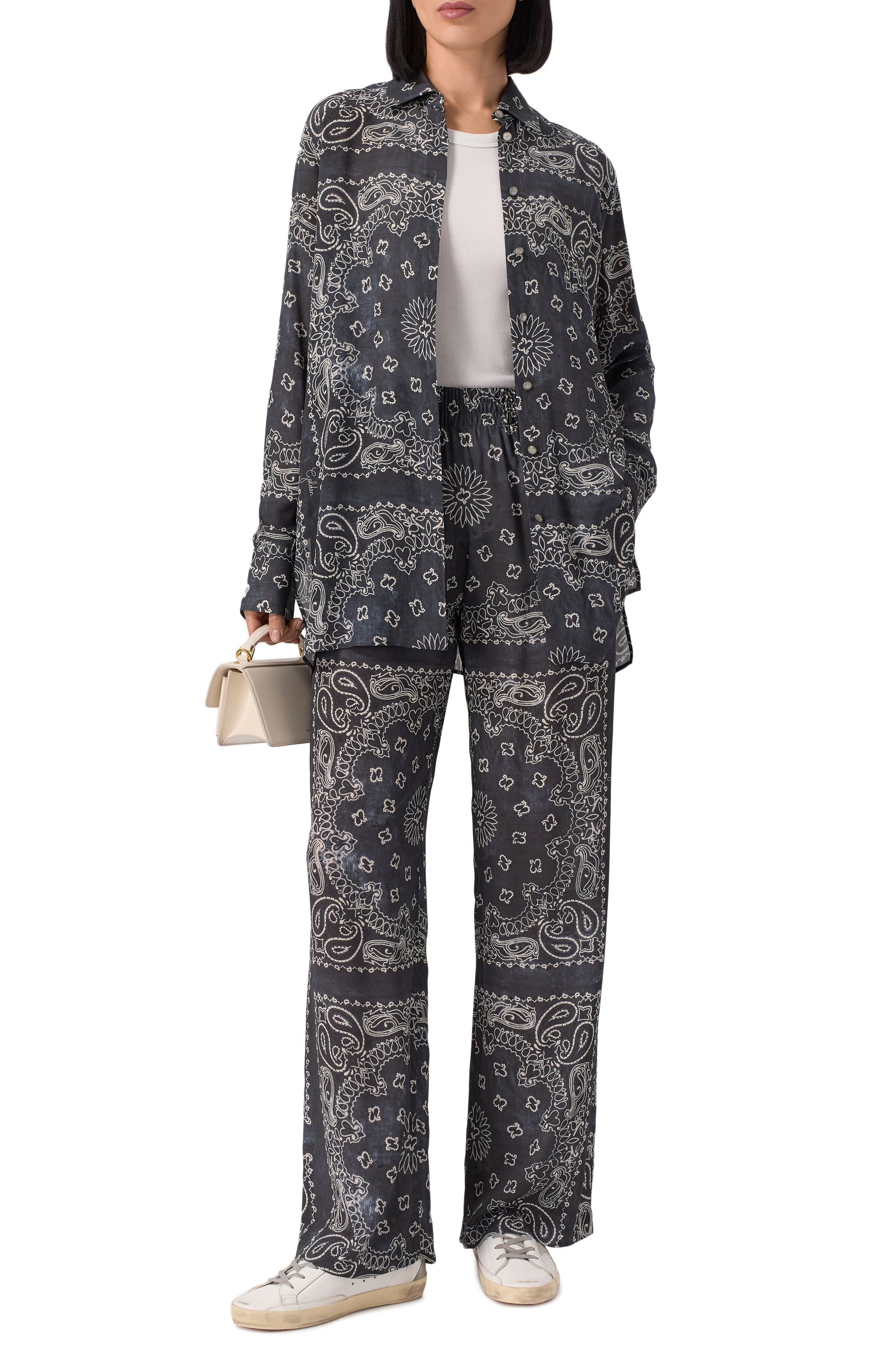 Брюки из вискозы GOLDEN GOOSE DELUXE BRAND, арт. GWP00821.P001257, фото 2