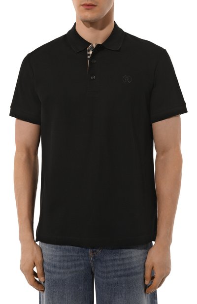 Хлопковое поло BURBERRY, арт. 8055228, фото 3