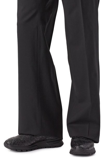 Кроссовки из кожи каймана PRADA, арт. 4E3388-3L3D-F0002-A000, фото 3