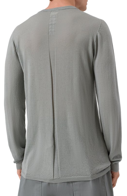 Шерстяной джемпер Rick Owens RU02E1622/ML Серый  RU02E1622/ML Фото 4
