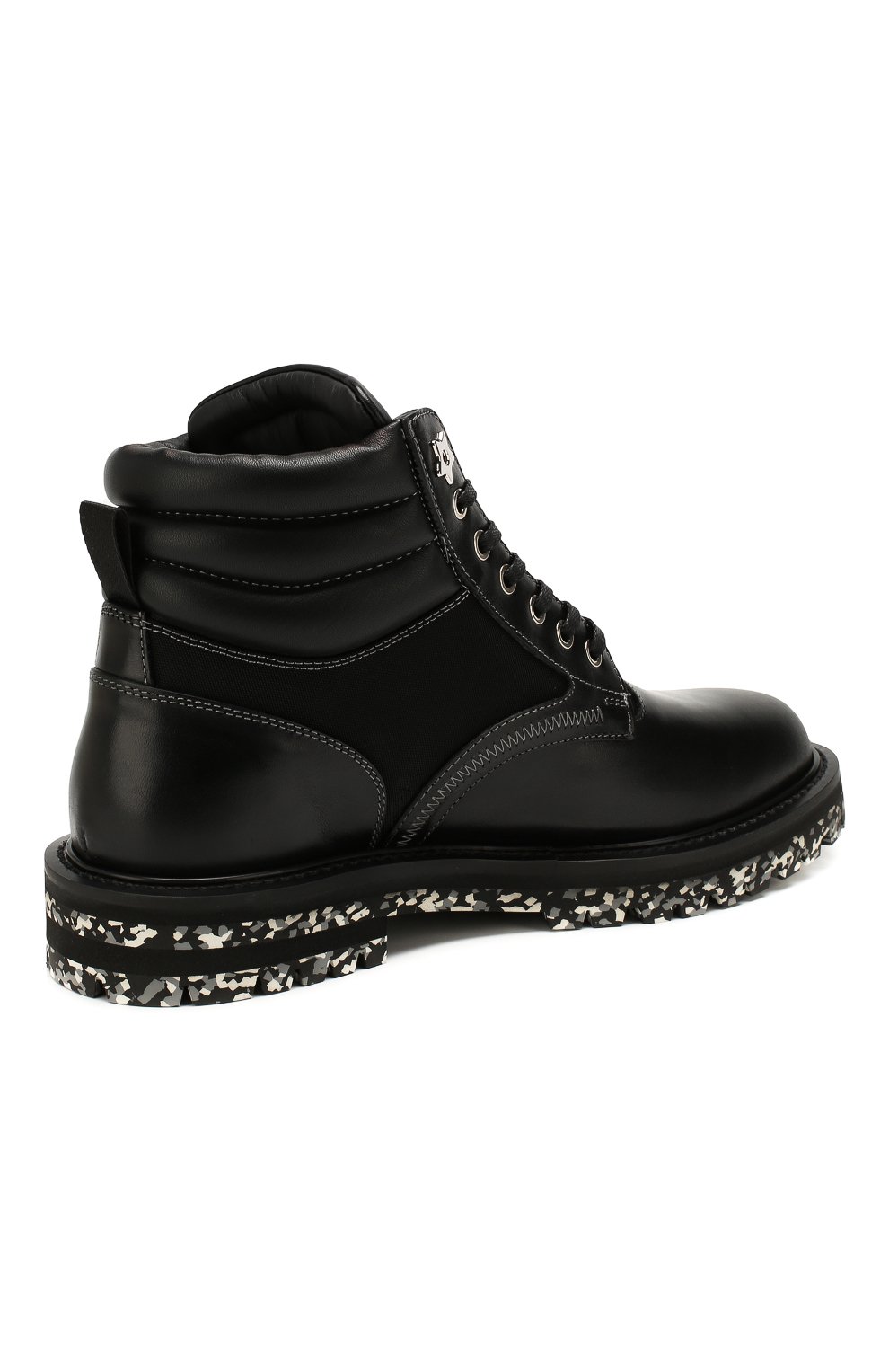 Комбинированные ботинки odin JIMMY CHOO черного цвета по цене 89950 руб., арт. 0DIN/UUY, фото 4 Комбинированные ботинки odin JIMMY CHOO, арт. 0DIN/UUY, фото 4