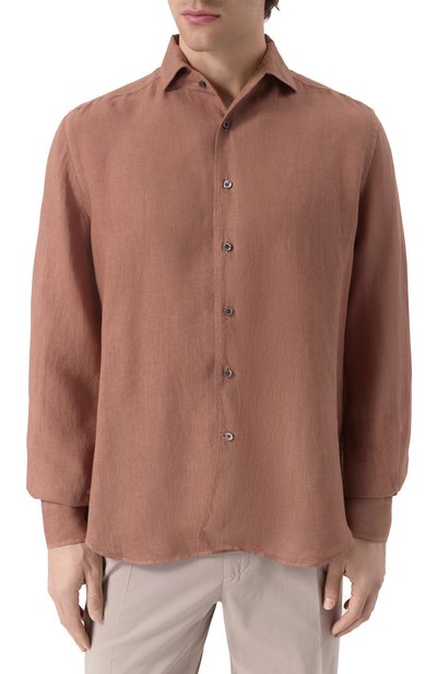 Льн�яная рубашка CORNELIANI, арт. 25P126-2511199, фото 3