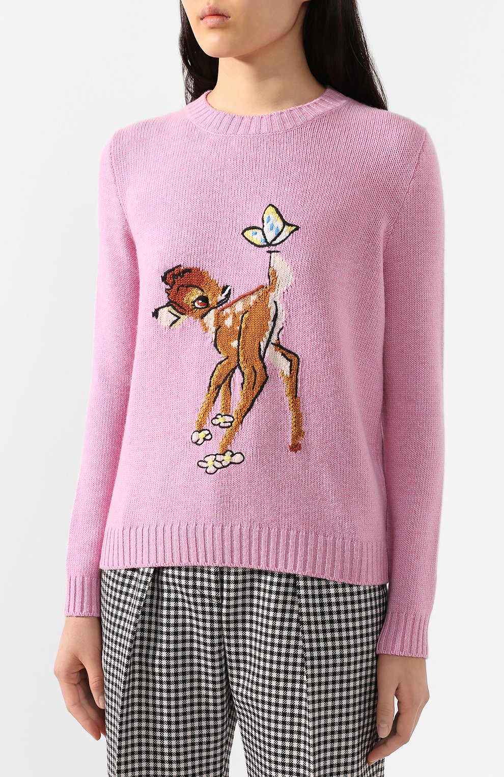 Шерстяной пуловер MIU MIU, арт. MML287-AGR-F0028, фото 3