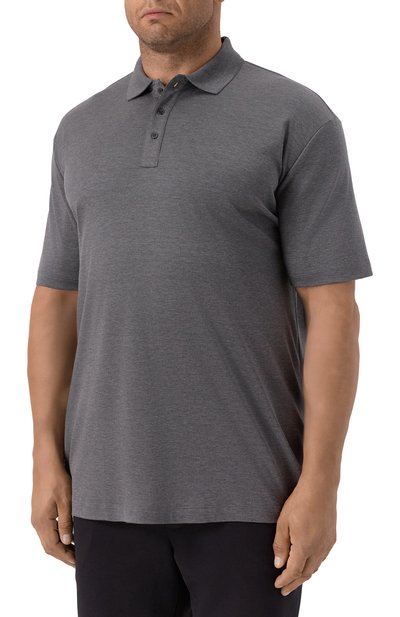 Поло из шелка и хлопка PAUL&SHARK темно-серого цвета по цене 63850 руб., арт. 15311757/3XL-6XL, фото 3 Поло из шелка и хлопка PAUL&SHARK, арт. 15311757/3XL-6XL, фото 3