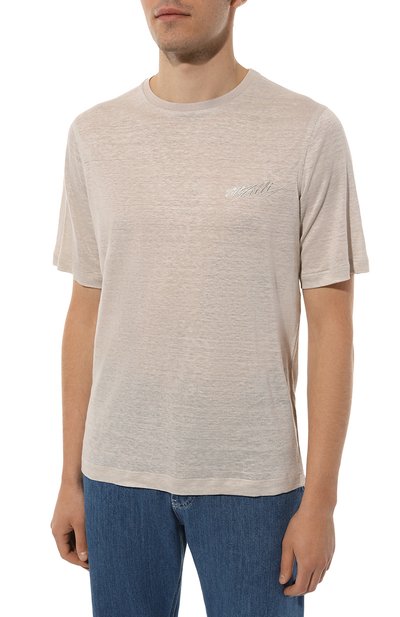 Льняная футболка ZILLI, арт. TSR02AM0800VZLF65M, фо�то 3