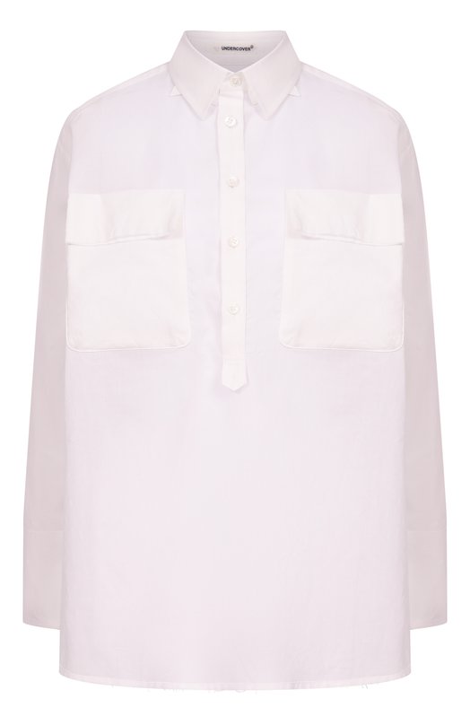 Хлопковая рубашка Undercover UP1F1403 Белый UP1F1403