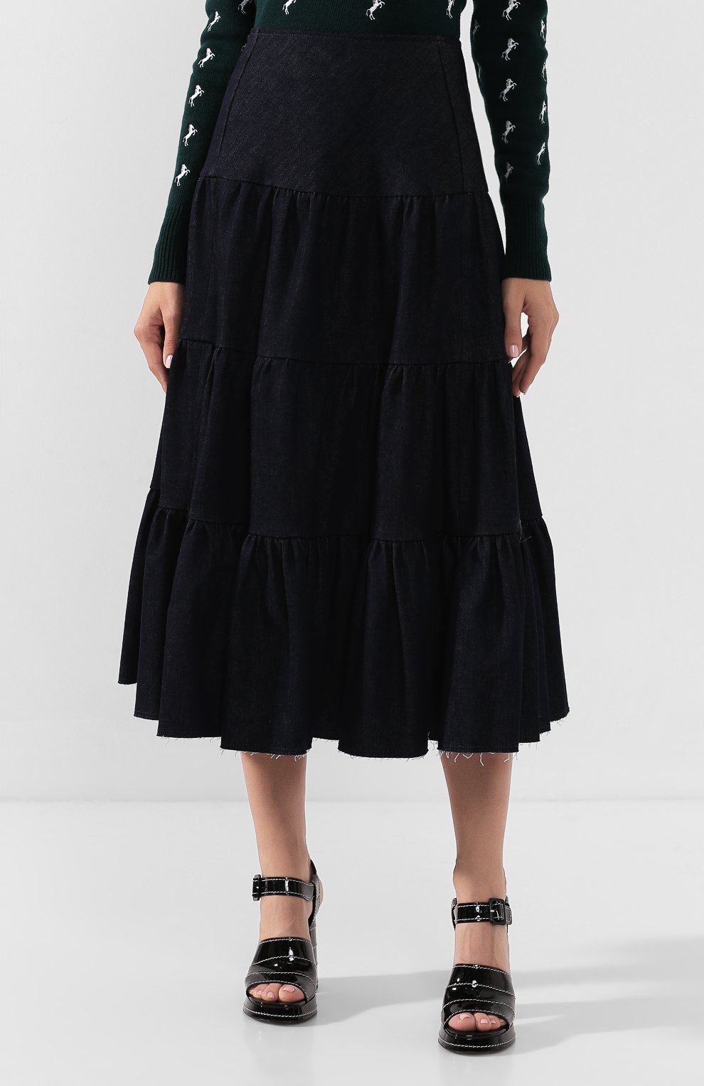 Джинсовая юбка CHLOÉ, арт. CHC19ADJ63155, фото 3