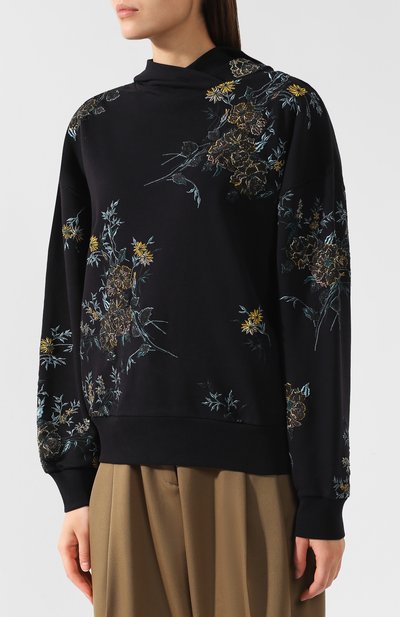Хлопковый пуловер DRIES VAN NOTEN, арт. 191-11161-7617, фото 3