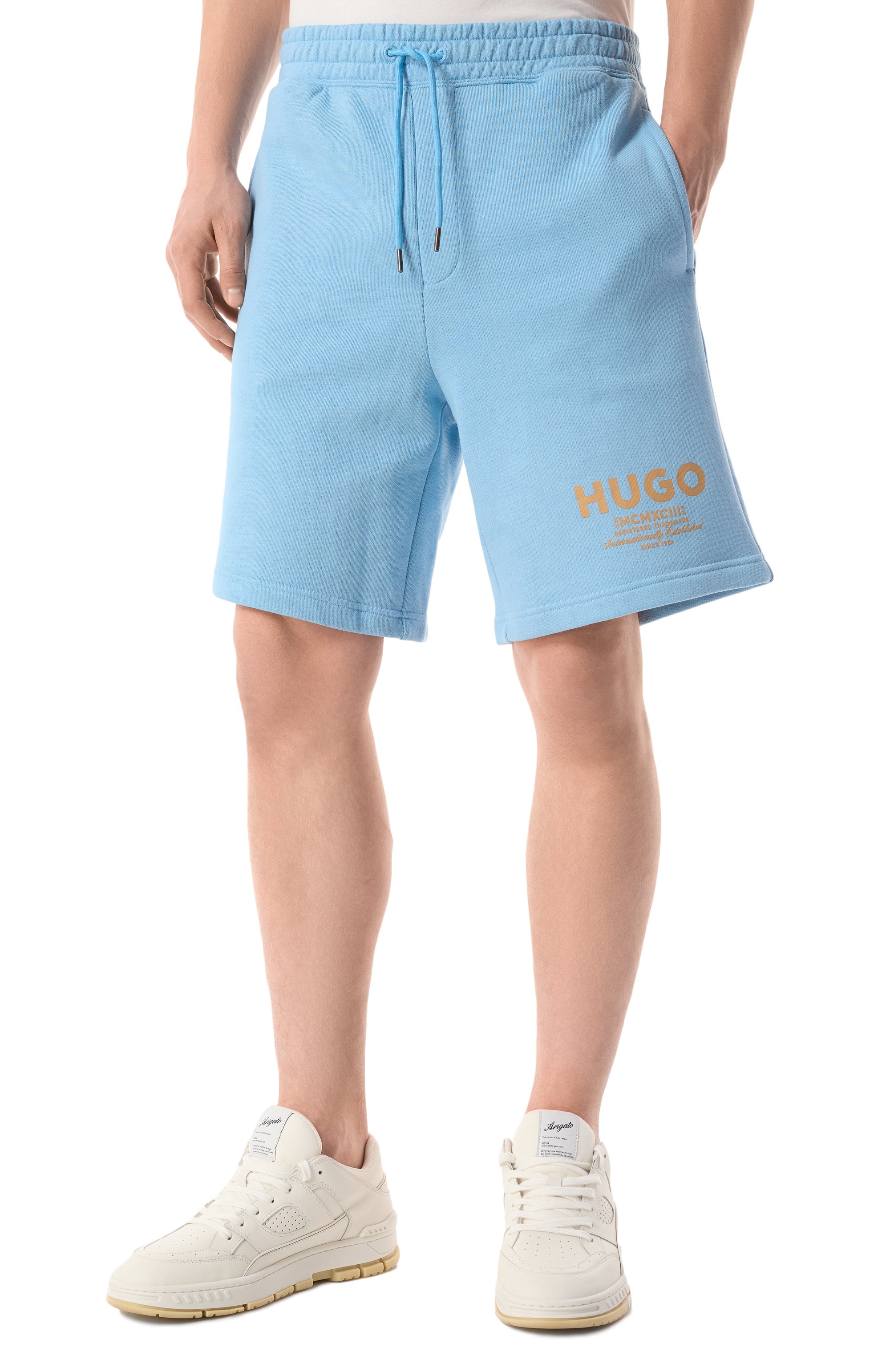 Хлопковые шорты HUGO, арт. 50510728, фото 3