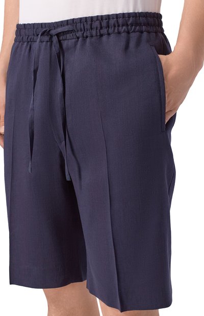 Шорты изо льна и шерсти CORNELIANI, арт. 274555/2718468, фото 5