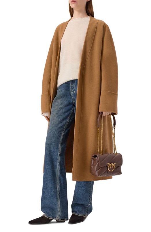 Сумка Love Puff mini Pinko 100039/A0F2 Коричневый  100039/A0F2 Фото 7