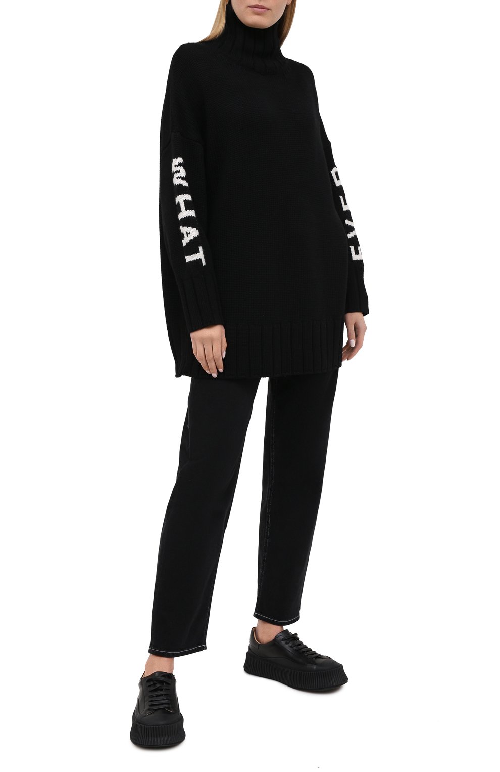 Свитер 5PREVIEW черного цвета по цене 39950 руб., арт. X040, фото 2 Свитер 5PREVIEW, арт. X040, фото 2