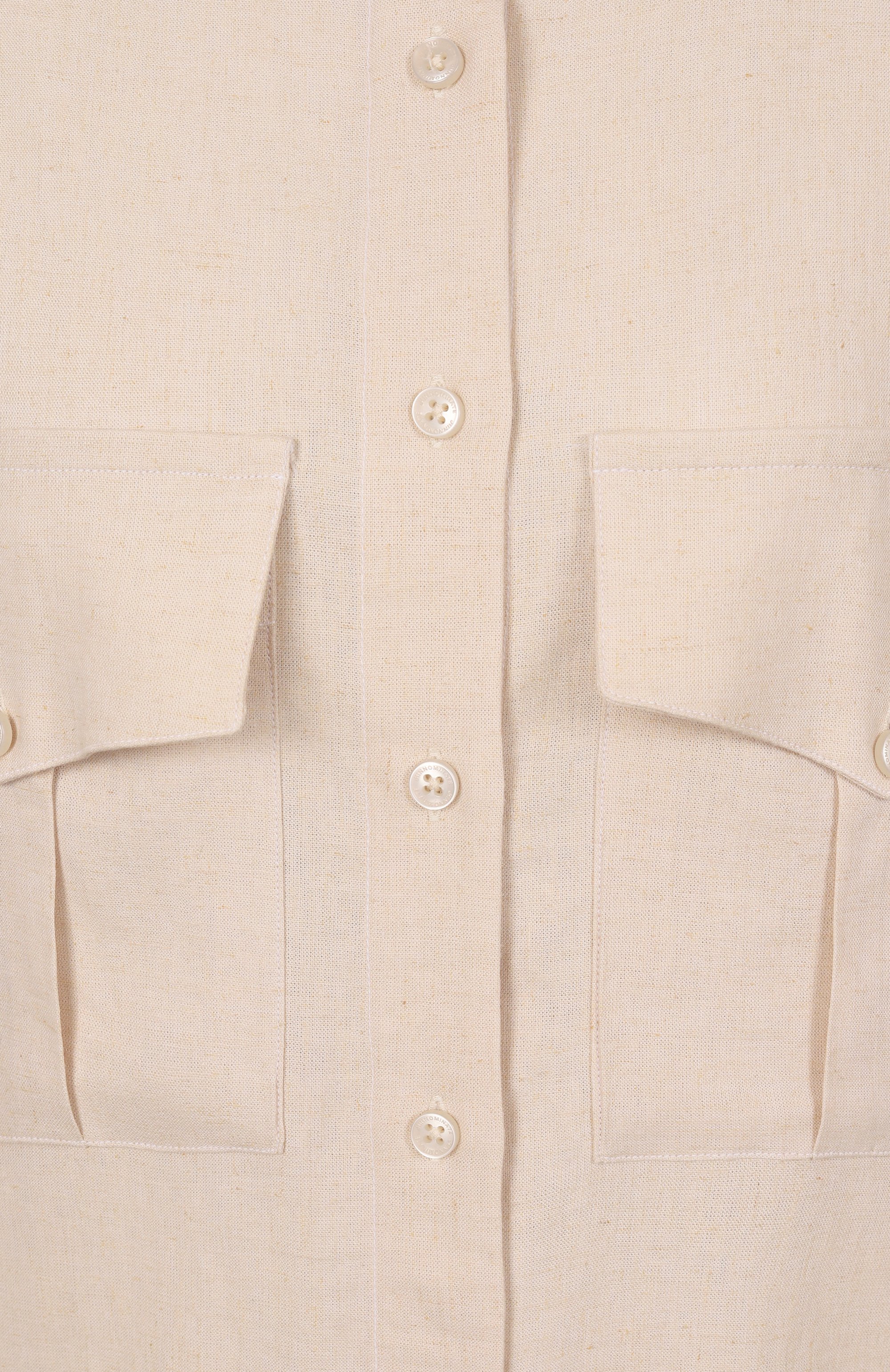 Рубашка изо льна и вискозы HINNOMINATE, арт. HMABW01845, фото 6