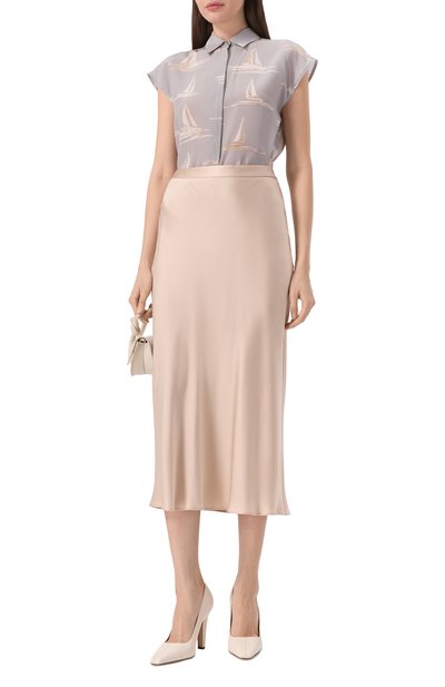 Шелковая блузка MAX MARA STUDIO, арт. GAETANA, фото 2