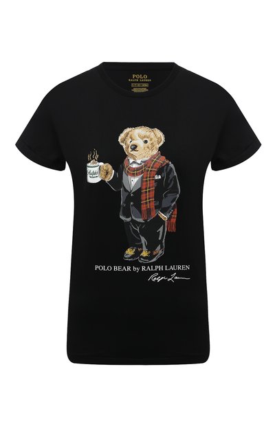 Женская хлопковая футболка POLO RALPH LAUREN, арт. 211823687