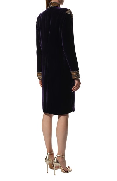 Платье из вискозы и шелка RALPH LAUREN, арт. 290736356, фото 4