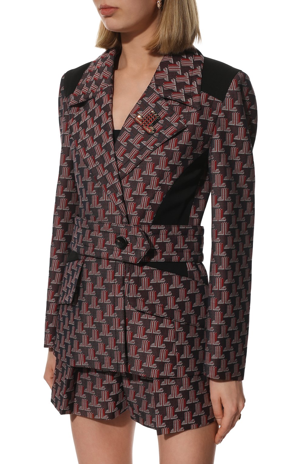Шерстяной жакет LANVIN красного цвета по цене 229000 руб., арт. RW-JA9175-5190-P22, фото 3 Шерстяной жакет LANVIN, арт. RW-JA9175-5190-P22, фото 3