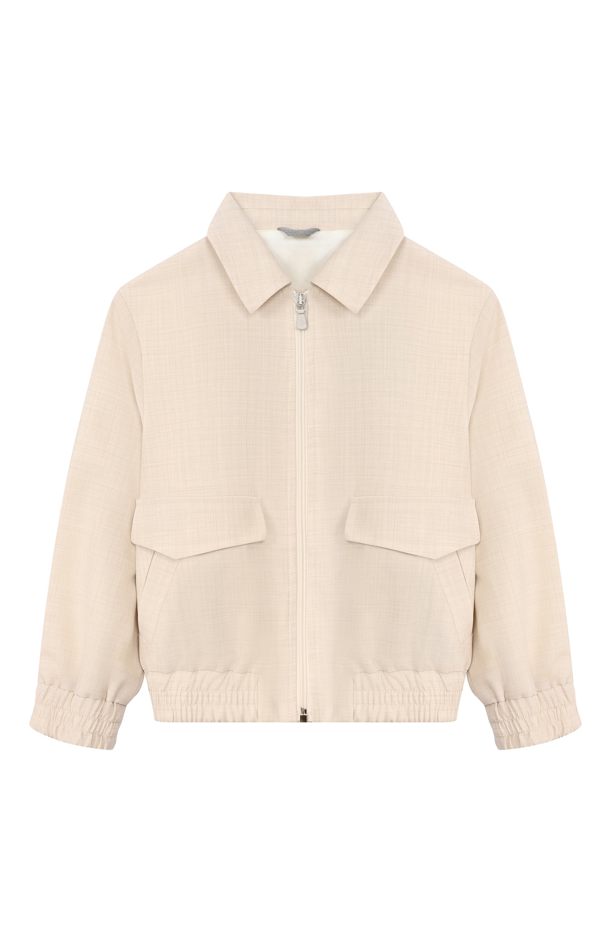 Бомбер ELEVENTY светло-бежевого цвета по цене 35250 руб., арт. EY2P47/I0315_001, фото 1 Бомбер ELEVENTY, арт. EY2P47/I0315_001, фото 1