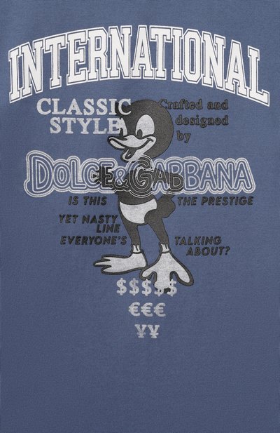 Хлопковая футболка DOLCE & GABBANA, арт. L4JTKF/G7PUE, фото 3