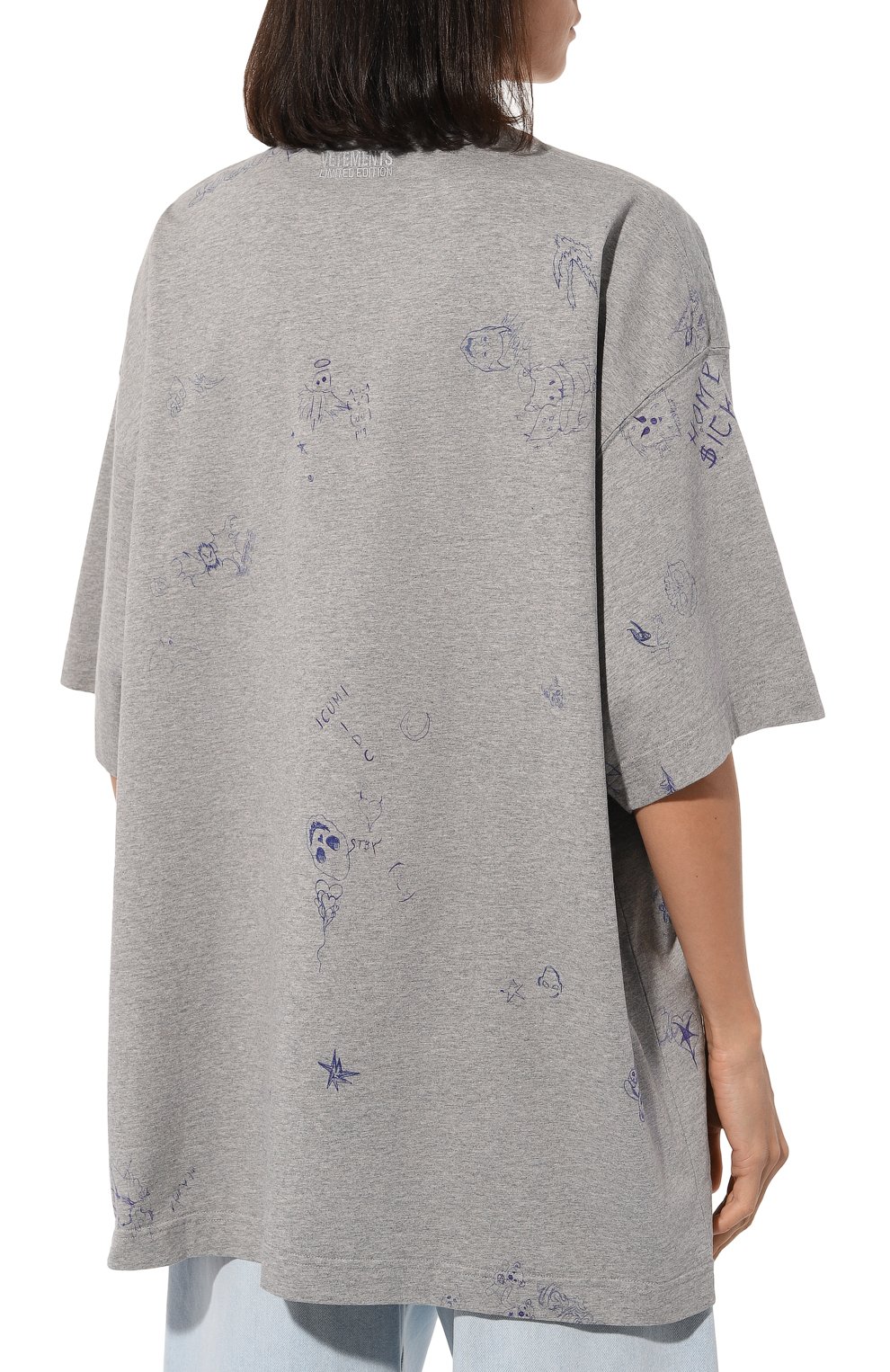 Хлопковая футболка VETEMENTS, арт. UE54TR320G, фото 4