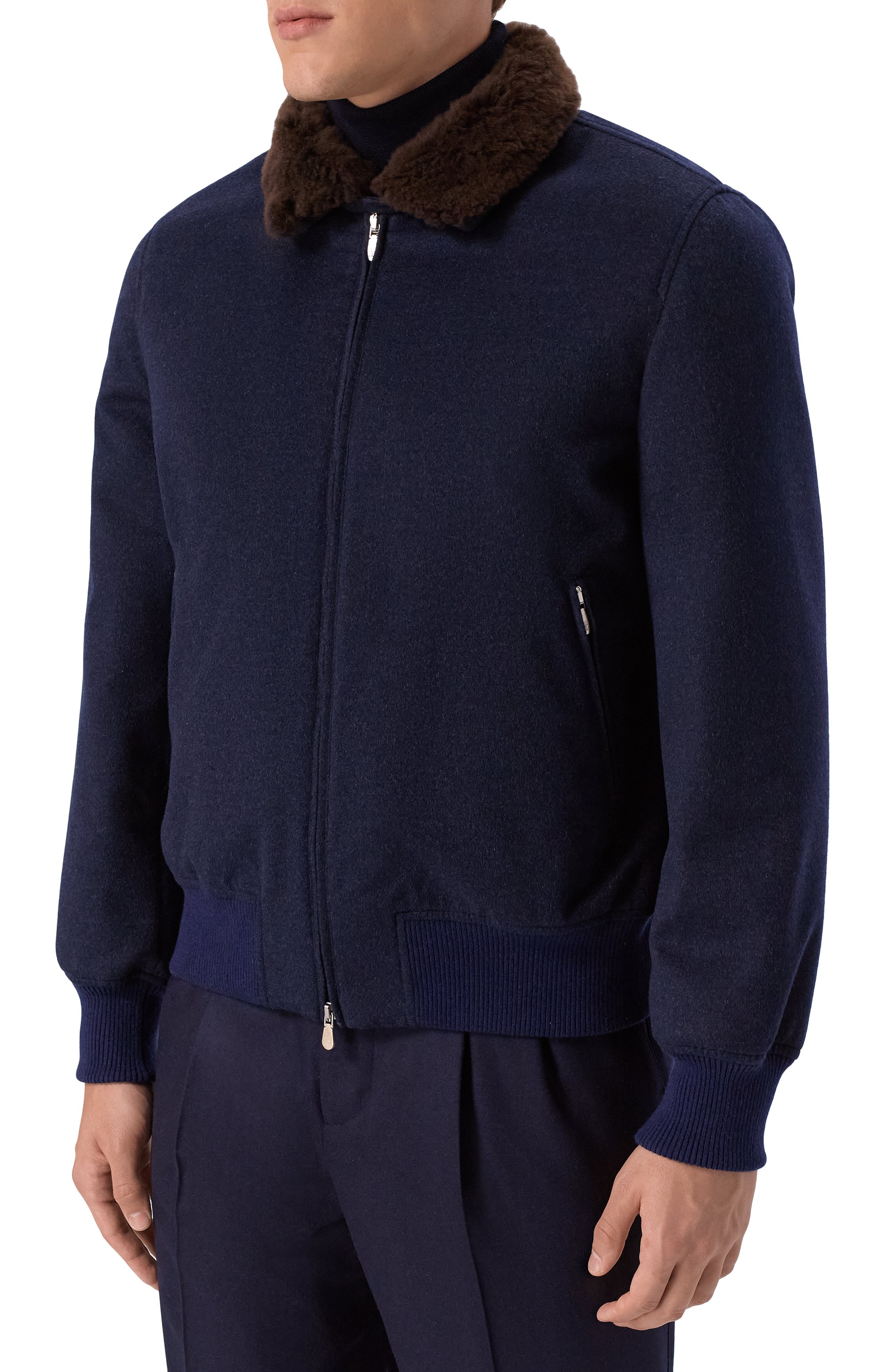 Утепленный бомбер BRUNELLO CUCINELLI, арт. MM4006889, фото 3