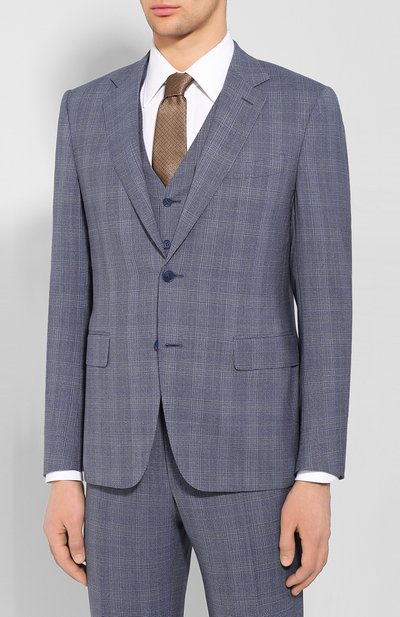 Шерстяной костюм-тройка CANALI, арт. 11280/19/BR02047, фото 2