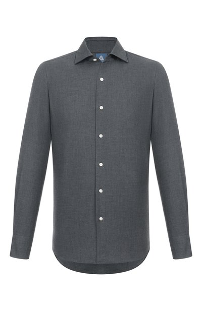 Мужская рубашка из хлопка и кашемира FINAMORE 1925, арт. NAP0LI/C0286