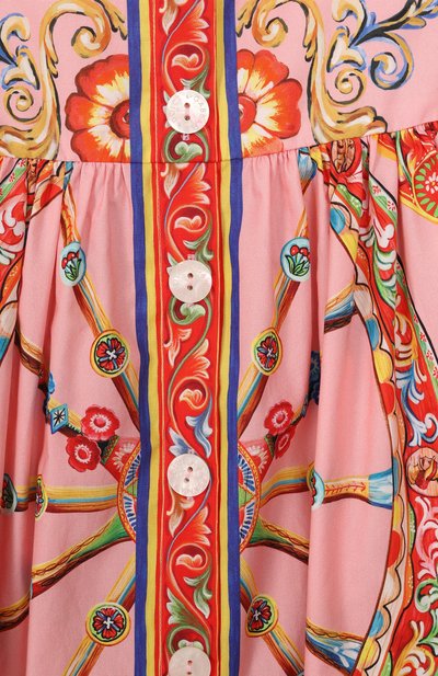 Хлопковый сарафан DOLCE & GABBANA, арт. L54DV3/FI501, фото 3