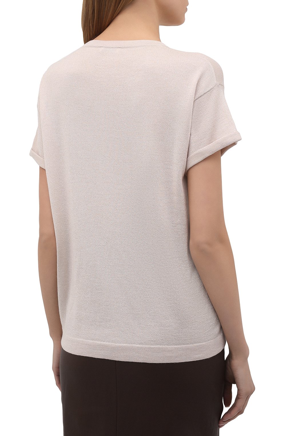 Пуловер из кашемира и шелка BRUNELLO CUCINELLI, арт. M41810000P, фото 4