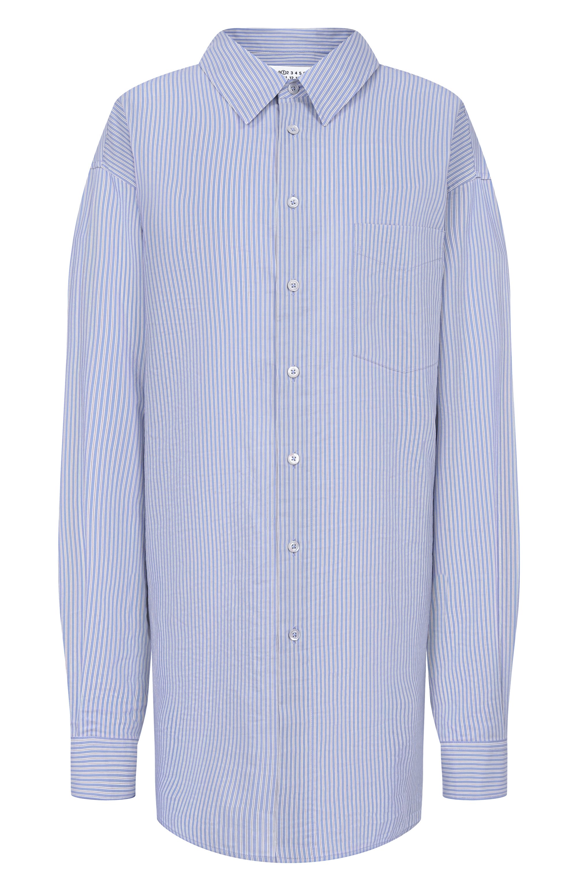 Рубашка из хлопка и шелка MAISON MARGIELA, арт. S51DT0025/M35751, фото 1