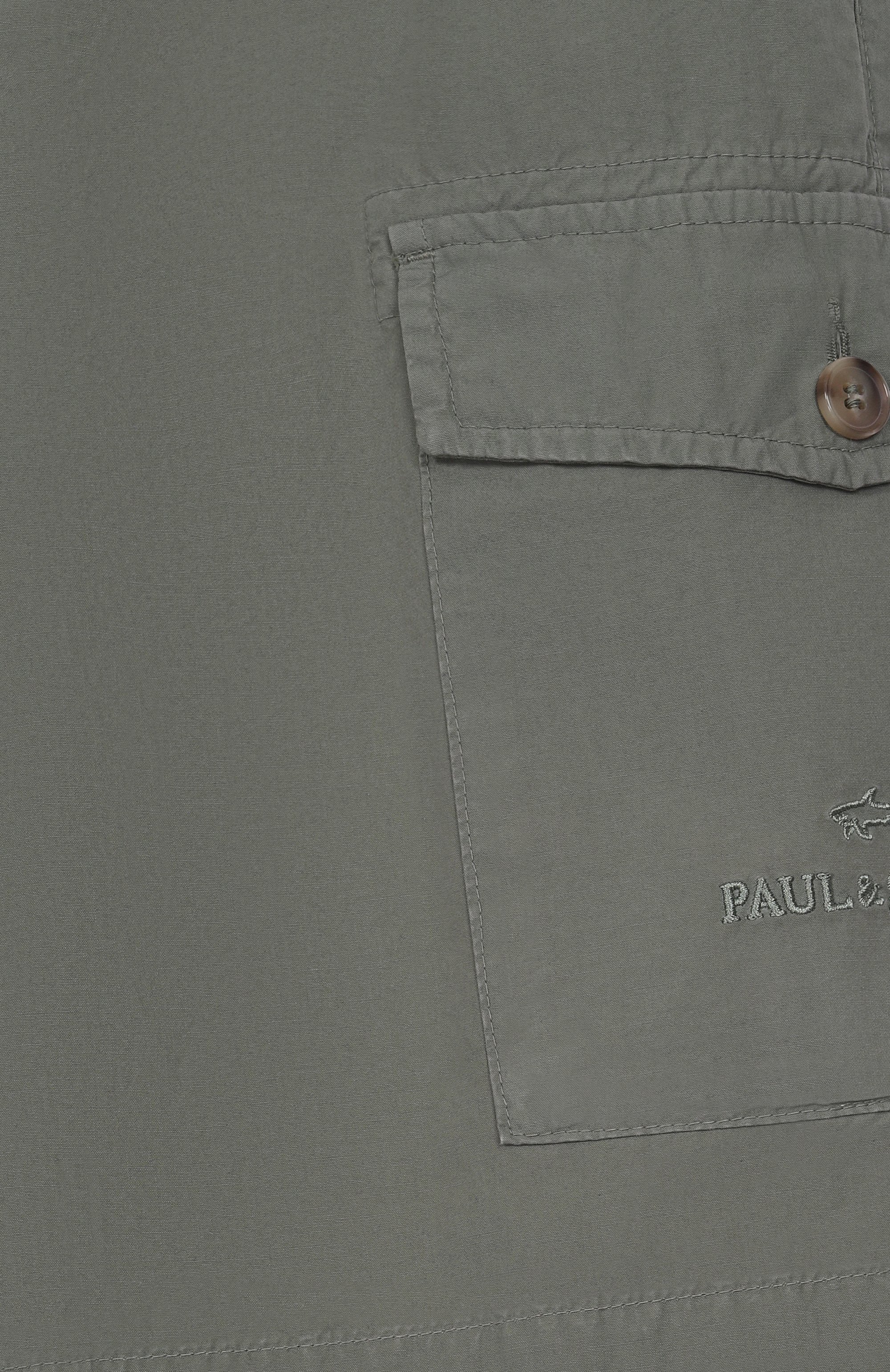 Хлопковые шорты-карго PAUL & SHARK JUNIOR, арт. WUQ002/LLC05/10A-16A, фото 3