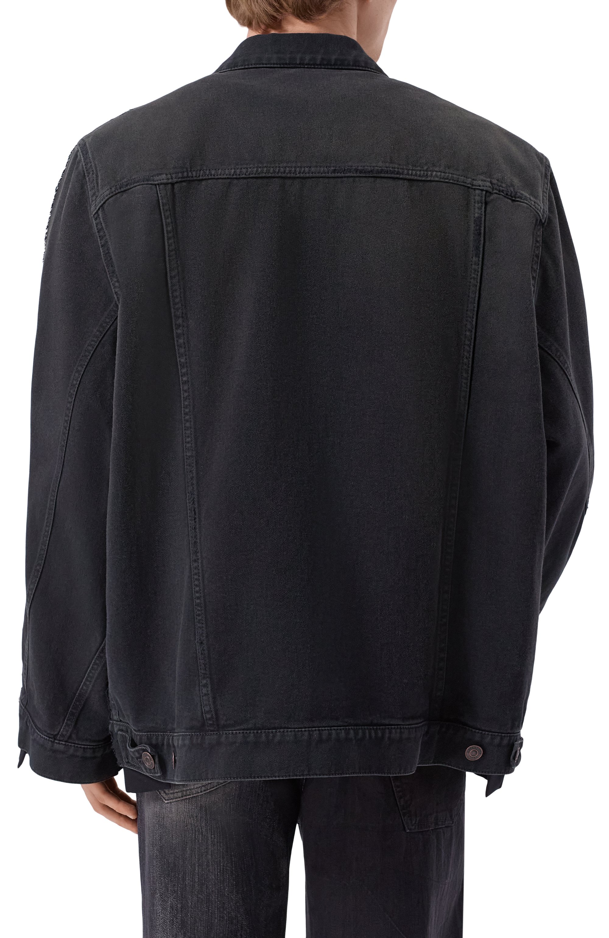 Комбинированный пиджак BALENCIAGA, арт. 838842/TST08, фото 4