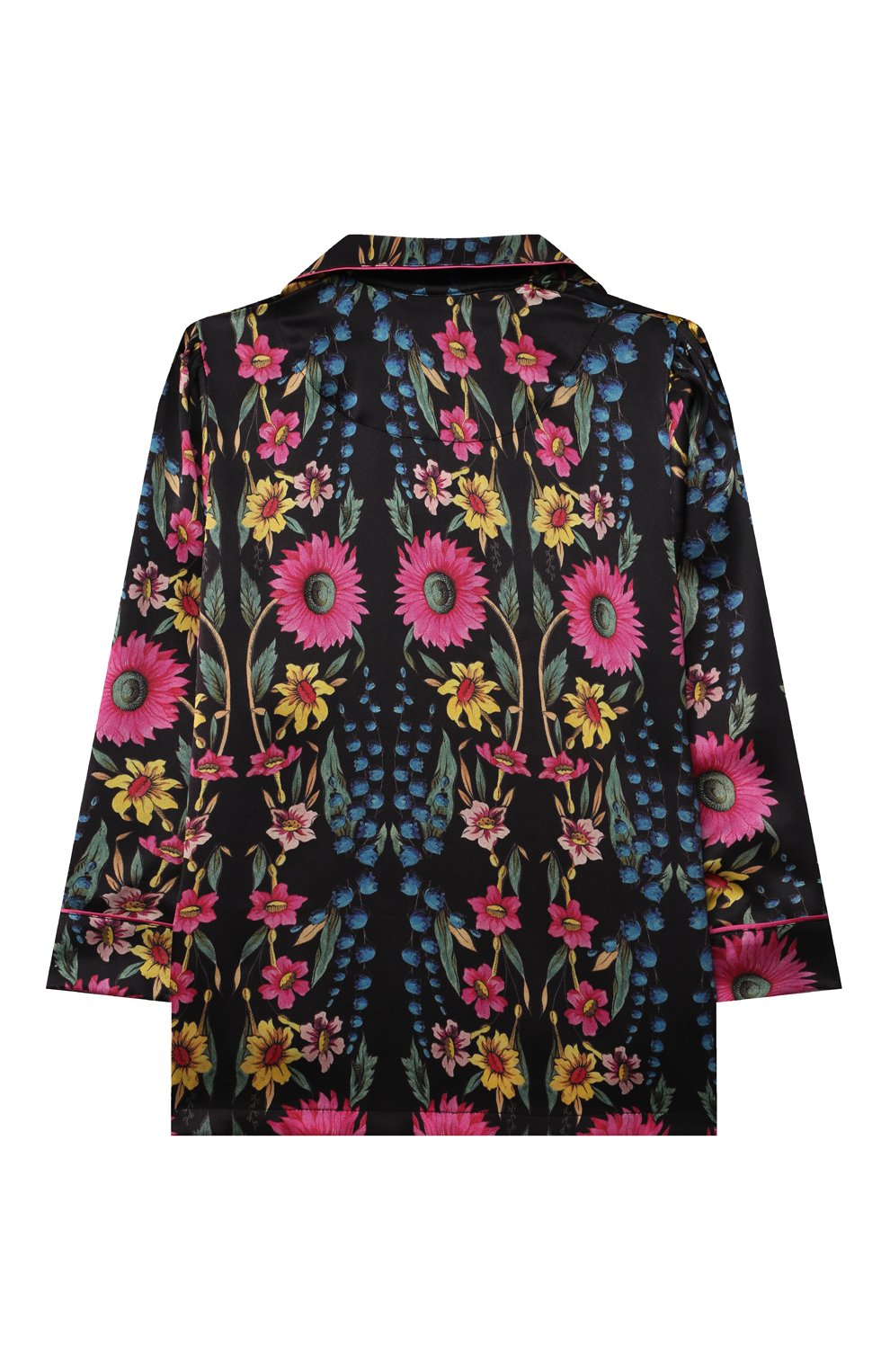 Шелковая пижама LITTLE YOLKE, арт. AW21-12S-WIF-BL, фото 3