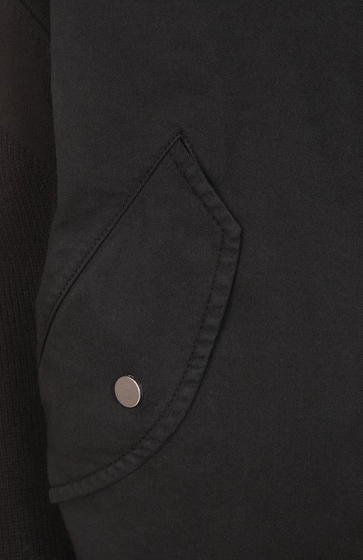 Хлопковый бомбер Helmut Lang P03HW102 Чёрный  P03HW102 Фото 6