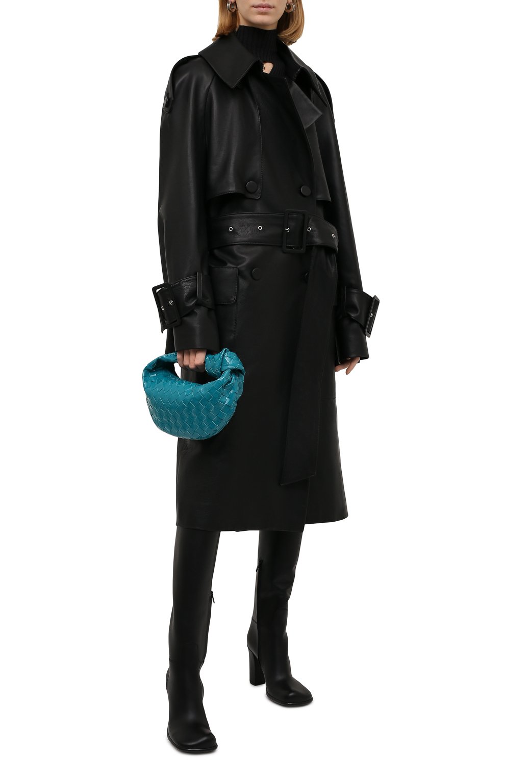 Кожаное пальто KHAITE, арт. 7049708/NEDDING, фото 2