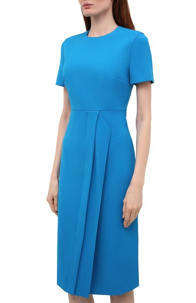 Комплект из платья и маски ROLAND MOURET синего цвета по цене 117000 руб., арт. SS21/S2271/F2196, фото 3 Комплект из платья и маски ROLAND MOURET, арт. SS21/S2271/F2196, фото 3