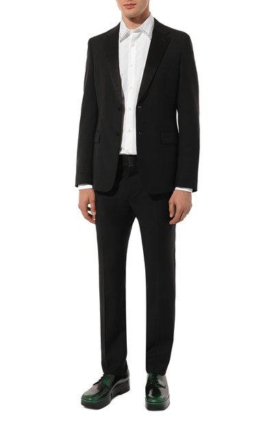 Кожаные дерби PRADA, арт. 2EG379-LVN-F0089-X021, фото 2