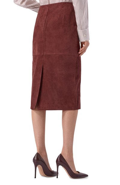 Замшевая юбка WEEKEND MAX MARA, арт. PALA, фото 4