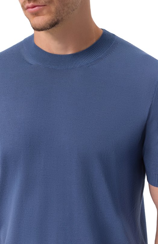 Шерстяной джемпер BOSS 50560476 Синий  50560476 Фото 5