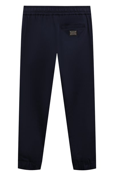Хлопковые джоггеры DOLCE & GABBANA синего цвета по цене 33050 руб., арт. L44P22/G7J0X/2-6, фото 2 Хлопковые джоггеры DOLCE & GABBANA, арт. L44P22/G7J0X/2-6, фото 2