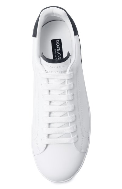 Кожаные кеды portofino DOLCE & GABBANA, арт. CS2278/AF218, фото 5